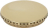 BURNER CAP PRINTED BRASS POLISHED