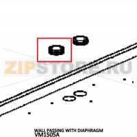 Wall passing with diaphragm Unox XVC 105E