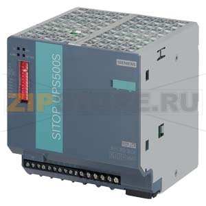 SITOP DC-UPS 15 CAPACITOR, БАЗОВОЕ УСТРОЙСТВО ИБП С 2,5 КВТС, ВХОД: =24 В, ВЫХОД =24 В/15 A, IP 20, 0-60 C, С USB-ИНТЕРФЕЙСОМ Siemens 6EP1933-2EC41 