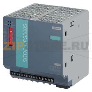 SITOP DC-UPS 15 CAPACITOR, БАЗОВОЕ УСТРОЙСТВО ИБП С 2,5 КВТС, ВХОД: =24 В, ВЫХОД =24 В/15 A, IP 20, 0-60 C, С USB-ИНТЕРФЕЙСОМ Siemens 6EP1933-2EC41 