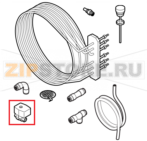 Клапан бойлера сливной моторизованный шаровый 3/4" 230V Lainox ME061T    Клапан бойлера сливной моторизованный шаровый 3/4" 230V Lainox ME061TЗапчасть на сборочном чертеже под номером: 11Название запчасти на английском&nbsp;языке: Steam generator drain motorized valve Lainox ME061T