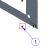 Teflon glass fastening pin Bake Off Mistral 6TTR