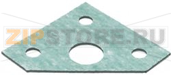 GLASS GASKET 80x80x2 mm 