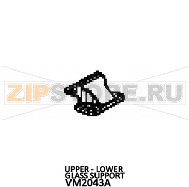 Upper - lower glass support Unox XVC 505E Upper - lower glass support Unox XVC 505EЗапчасть на деталировке под номером: 19Название запчасти на английском языке: Upper - lower glass support Unox XVC 505E