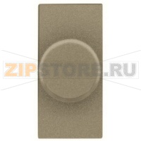 Механизм электронного поворотного светорегулятора 500 Вт, шампань ABB 3818.40