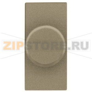 Механизм электронного поворотного светорегулятора 500 Вт, шампань ABB 3818.40 