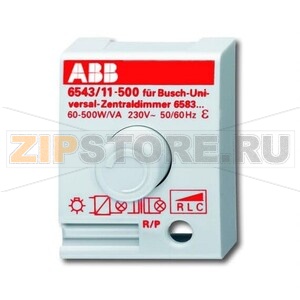 Накладка поворотного светорегулятора 6543/11-500 ABB 2CKA006590A0183 