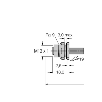 Кабель Turck FKSD 841-0.5M