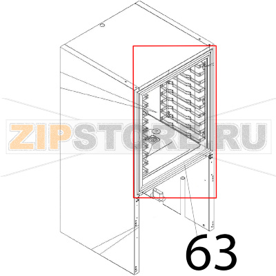 Frame trim Angelo Po IA101L Frame trim Angelo Po IA101LЗапчасть на деталировке под номером: 63
