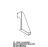 St. Steel chamber right holding bracket Unox XVC 715G