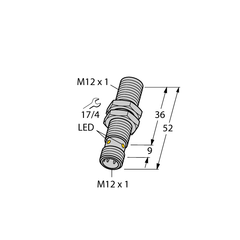 Датчик индуктивный Turck BI2-M12-AD6X-H1141 