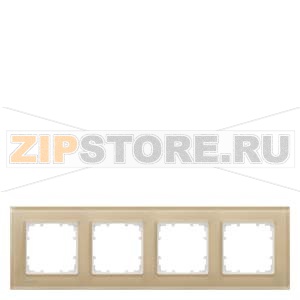 DELTA MIRO РАМКА 4-МЕСТН. СТЕКЛО ARENA Siemens 5TG1204-4 