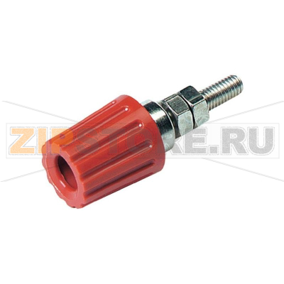 Зажим полюсный 35 А, красный, 1 шт Hirschmann PK 110 