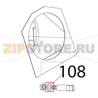 Rondella piana DIN125, D8 Sirman Mirra 250 C Rondella piana DIN125, D8 Sirman Mirra 250 CЗапчасть на деталировке под номером: 108