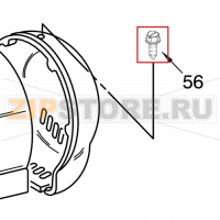 Screw, 6-32 X 3/8 Phil. Oval Hd. KitchenAid K45SS
