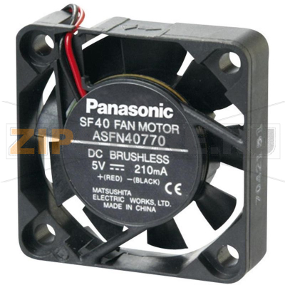 Вентилятор 5 В/DC, 9 м³/ч, (ДxШxВ) 40x40x10 мм Panasonic ASFN42770 