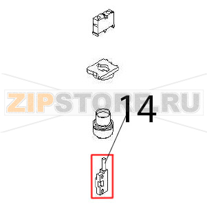 Magnetic microswitch Angelo Po BX101E Magnetic microswitch Angelo Po BX101EЗапчасть на деталировке под номером: 14