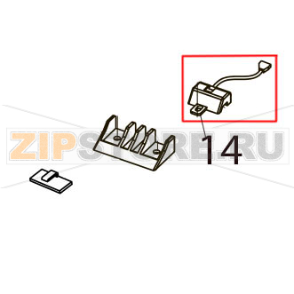 Rewind full sensor (LED) Toshiba TEC B-SX4T-GS10/20-QP Rewind full sensor (LED) Toshiba TEC B-SX4T-GS10/20-QPЗапчасть на деталировке под номером: 14