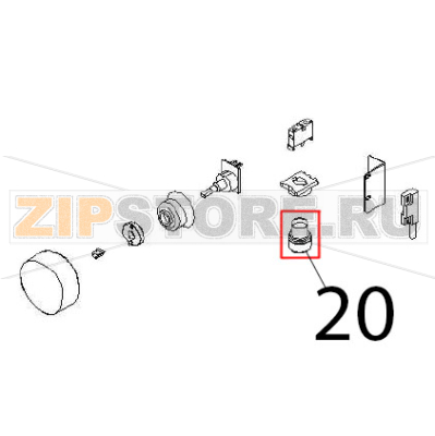 Push button Angelo Po FX61E2 Push button Angelo Po FX61E2Запчасть на деталировке под номером: 20