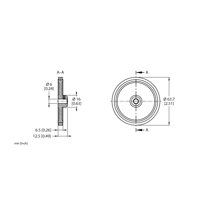 Колесо измерительное Turck RA-MW-200-6.5-PS1-6 