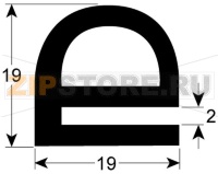 УПЛОТНИТЕЛЬ ДВЕРЦЫ 3800 MM RATIONAL 5012.0701