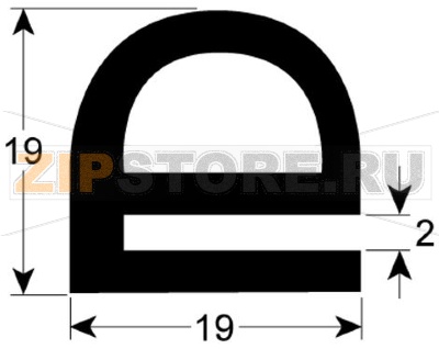 УПЛОТНИТЕЛЬ ДВЕРЦЫ 3800 MM RATIONAL 5012.0701 