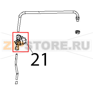 Elettrovalvola H2O, 1 via rid. Unox XVC 104 Elettrovalvola H2O, 1 via rid. Unox XVC 104Запчасть на деталировке под номером: 21
