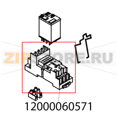 Реле-колодка SHN RXZE 2M114 Abat ТРМ-500 Реле-колодка SHN RXZE 2M114 Abat ТРМ-500Запчасть на деталировке под номером: 12000060571