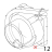 Hex head bolt Hoshizaki IM-65NE