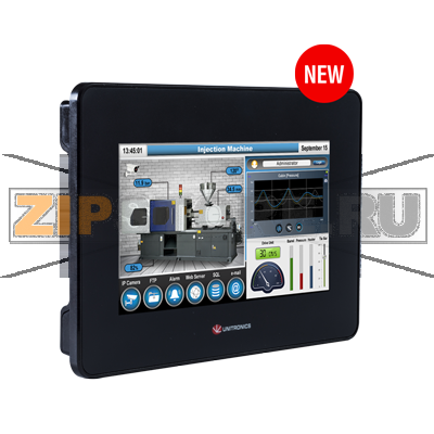 Контроллер 7&quot;, 24 В/DC, 14DI, 2AI, 2RTD/TC, 8RO, 2AO Unitronics US7-B10-RA28 