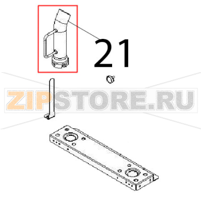 Drain pipe Angelo Po 091FR1E Drain pipe Angelo Po 091FR1EЗапчасть на деталировке под номером: 21