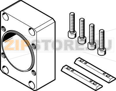 Корпус муфты Festo EAMK-A-R48-48A 