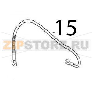 Cable &quot;HF&quot; 150 mm Angelo Po 0A1FR1G Cable "HF" 150 mm Angelo Po 0A1FR1GЗапчасть на деталировке под номером: 15