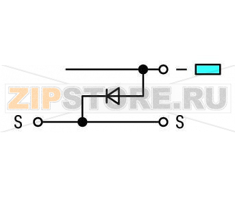 2-пров. клеммы для исполн. устройств; с диодом с накоплением заряда 1N4007; с цветн. отверст. для ввода проводников; 2,5 мм; CAGE CLAMP®; 2,50 mm; серые Wago 280-562/281-411 Примечание:Terminating Aluminum ConductorsWAGO spring clamp terminal blocks are suitable for solid aluminum conductors up to 4 mm?/12 AWG if WAGO “Alu-Plus” Contact Paste is used for termination.“Alu-Plus” Contact Paste Advantages:Automatically destroys the oxide film during clamping.Prevents fresh oxidation at the clamping point.Prevents electrolytic corrosion between aluminum and copper conductors (in the same terminal block).Provides long-term protection against corrosion....