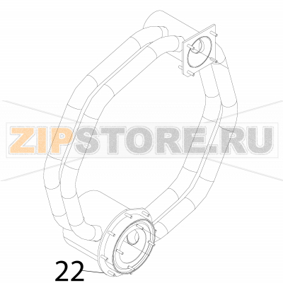 Heat exchanger Fagor VG-101 Heat exchanger Fagor VG-101Запчасть на деталировке под номером: 22Название запчасти Fagor на английском языке: Heat exchanger VG-101.