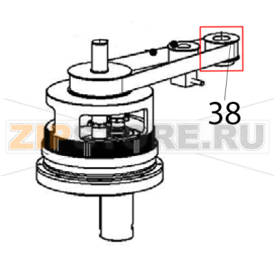 Pulley 30 RPP8 Z24 Escher PM 60-V Pulley 30 RPP8 Z24 Escher PM 60-VЗапчасть на деталировке под номером: 38