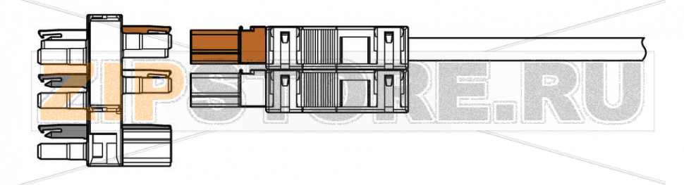 pre-assembled connecting cable; Eca; Plug/open-ended; 3-pole; Cod. A/S; H05VV-F 3 x 1.5 mm; 4m; 1,50 mm; black/brown Wago 771-5001/107-000 Protected against mismating and maintenance-freeAdditional variable coding is possible....