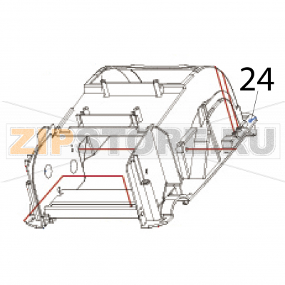Print frame shelf Godex RT730 Print frame shelf Godex RT730Запчасть на деталировке под номером: 24Название запчасти Godex на английском языке: Print frame shelf RT730.