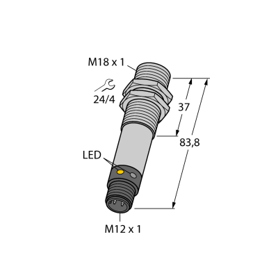 Датчик фотоэлектрический Turck M18SN6FF50Q 
