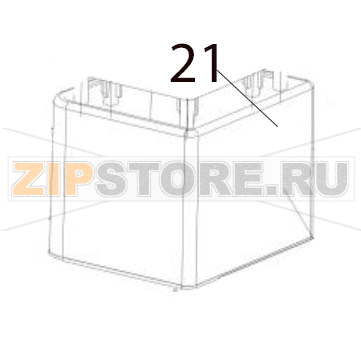 Water tank support Hurakan HKN-IMSD15 Water tank support Hurakan HKN-IMSD15Запчасть на деталировке под номером: 21