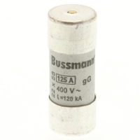 Предохранитель, 125 A, AC 400 В, 120 кА, 22x58 мм, gL/gG, IEC Eaton CYL FUSE >STR >22x58 125A G
