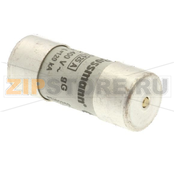 Предохранитель, 125 A, AC 400 В, 120 кА, 22x58 мм, gL/gG, IEC Eaton CYL FUSE >STR >22x58 125A G 