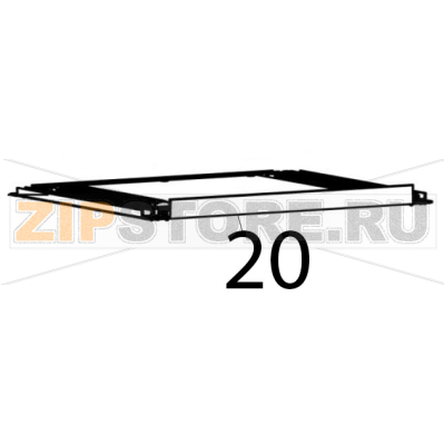 Ventilation insert Bartscher RT-78B-8 Ventilation insert Bartscher RT-78B-8Запчасть на деталировке под номером: 20