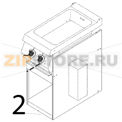 Involucro vano Angelo Po 0G1BR3E Involucro vano Angelo Po 0G1BR3EЗапчасть на деталировке под номером: 2