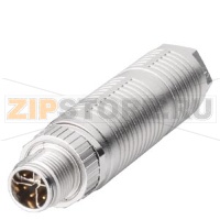 IE FC M12 plug PRO 4x 2; M12 plug-in connector with rugged metal enclosure and FC connection method; with axial cable outlet (X-coded) 1 pack = 1 unit for SCALANCE W and SCALANCE X Siemens 6GK1901-0DB50-6AA0