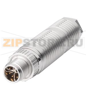 IE FC M12 plug PRO 4x 2; M12 plug-in connector with rugged metal enclosure and FC connection method; with axial cable outlet (X-coded) 1 pack = 1 unit for SCALANCE W and SCALANCE X Siemens 6GK1901-0DB50-6AA0 