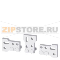 rear, broadened main conn. pieces f. mounting on rear main circ. conn. 3 units f. guide frames accessory for circuit breaker 3WL10 / 3VA27 Siemens 3VW9011-0AN75