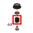 Spring, D8*D0.8*8L*6N Godex EZ-1105