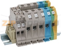 MORSETTIERA 5 POLI SU GUIDA DIN 110 mm