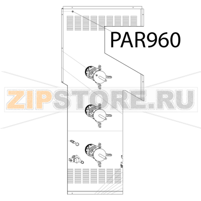 Rear panel Gierre FEV 166M Rear panel Gierre FEV 166MЗапчасть на деталировке под номером: PAR960